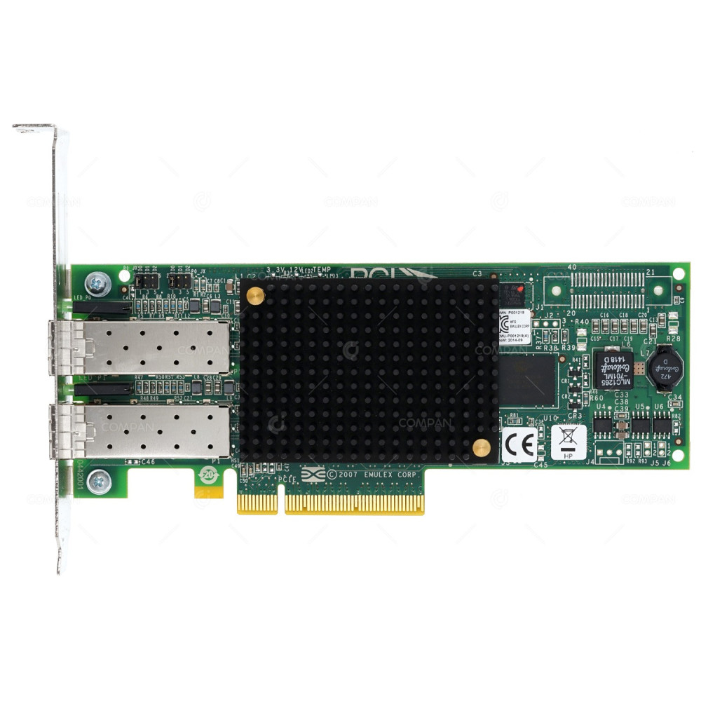 697890-001 HP 82E LPE12002 DUAL PORT 8GB SFP FC HBA ADAPTER FOR PROLIANT G10